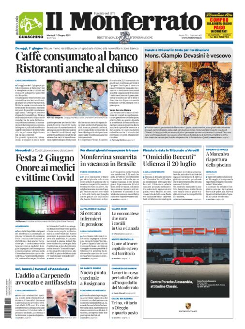 Il Monferrato - Edizione 42 del 01/06/2021